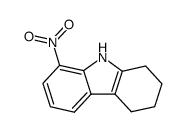 8-nitro-1,2,3,4-tetrahydro-carbazole结构式