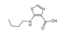 4-Thiazolecarboxylicacid,5-(butylamino)-(9CI) structure