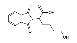 N-phthaloyl-L-ε-hydroxynorleucine Structure