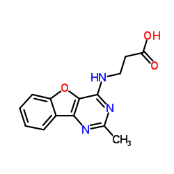 N-(2-Methyl[1]benzofuro[3,2-d]pyrimidin-4-yl)-β-alanine Structure