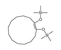 trimethyl-(2-trimethylsilyloxycyclotridecen-1-yl)oxysilane结构式