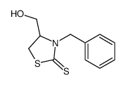 3-benzyl-4-(hydroxymethyl)-1,3-thiazolidine-2-thione结构式