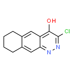 Benzo[g]cinnolin-4-ol,3-chloro-6,7,8,9-tetrahydro-结构式