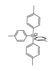 tetra(p-tolyl)antimony chloride Structure