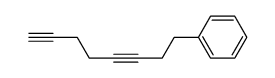 octa-3,7-diyn-1-ylbenzene Structure