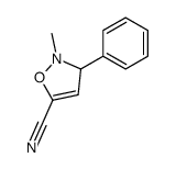 2-methyl-3-phenyl-3H-1,2-oxazole-5-carbonitrile Structure