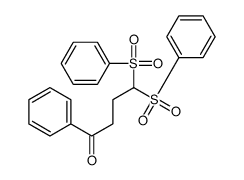 4,4-bis(benzenesulfonyl)-1-phenylbutan-1-one Structure