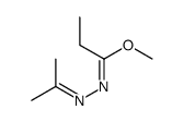 methyl N-propan-2-ylidenepropanehydrazonate结构式