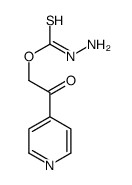 O-(2-oxo-2-pyridin-4-ylethyl) N-aminocarbamothioate Structure