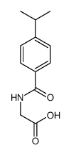 [(4-ISOPROPYLBENZOYL)AMINO]ACETIC ACID Structure