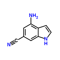 4-氨基-6-氰基-吲哚结构式