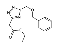 ethyl 2-[2-(phenylmethoxymethyl)tetrazol-5-yl]acetate结构式