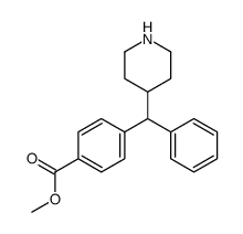 methyl 4-[phenyl(piperidin-4-yl)methyl]benzoate结构式