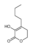 4-butyl-5-hydroxy-2,3-dihydropyran-6-one结构式