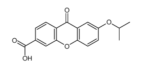 9-oxo-7-propan-2-yloxyxanthene-3-carboxylic acid Structure