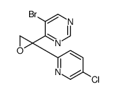 5-bromo-4-[2-(5-chloropyridin-2-yl)oxiran-2-yl]pyrimidine Structure