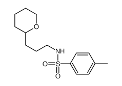 4-methyl-N-[3-(oxan-2-yl)propyl]benzenesulfonamide结构式