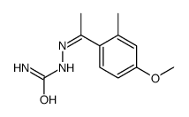 [1-(4-methoxy-2-methylphenyl)ethylideneamino]urea结构式