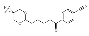 4'-CYANO-5-(5,5-DIMETHYL-1,3-DIOXAN-2-YL)VALEROPHENONE结构式