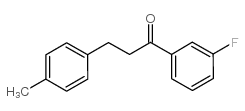 3'-FLUORO-3-(4-METHYLPHENYL)PROPIOPHENONE结构式