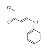 4-anilino-1-chlorobut-3-en-2-one结构式