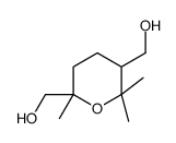 [6-(hydroxymethyl)-2,2,6-trimethyloxan-3-yl]methanol结构式