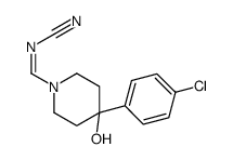 [4-(4-chlorophenyl)-4-hydroxypiperidin-1-yl]methylidenecyanamide Structure