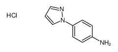 4-Pyrazol-1-yl-phenylamine hydrochloride结构式