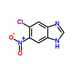 5-Chloro-6-nitro-1H-benzimidazole结构式