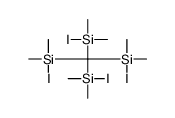 iodo-dimethyl-[tris[iodo(dimethyl)silyl]methyl]silane Structure