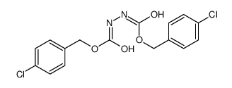 (4-chlorophenyl)methyl N-[(4-chlorophenyl)methoxycarbonylamino]carbamate Structure