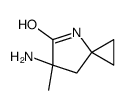 6-amino-6-methyl-4-azaspiro[2.4]heptan-5-one结构式