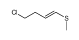 4-chloro-1-methylsulfanylbut-1-ene结构式