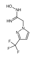 (E)-N'-HYDROXY-2-(3-(TRIFLUOROMETHYL)-1H-PYRAZOL-1-YL)ACETIMIDAMIDE Structure
