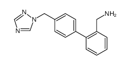 [1,1'-Biphenyl]-2-methanamine, 4'-(1H-1,2,4-triazol-1-ylmethyl)结构式