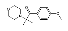 1-(4-methoxyphenyl)-2-methyl-2-morpholin-4-ylpropan-1-one Structure