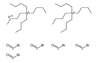 bis(tetrabutylammonium) pentabromocarbonyliridate结构式