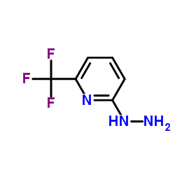 2-Hydrazino-6-(trifluoromethyl)pyridine Structure