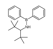 N-diphenylboranyl-2,2,4,4-tetramethylpentan-3-amine Structure