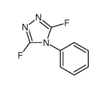 4H-1,2,4-Triazole, 3,5-difluoro-4-phenyl structure