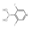 3,5-二氟吡啶-4-硼酸结构式
