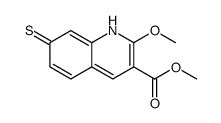 methyl 2-methoxy-7-sulfanylidene-1H-quinoline-3-carboxylate结构式