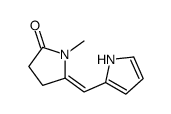 1-methyl-5-(1H-pyrrol-2-ylmethylidene)pyrrolidin-2-one Structure