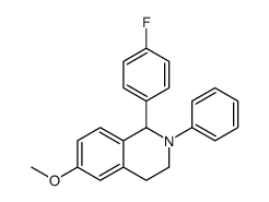 1-(4-fluorophenyl)-6-methoxy-2-phenyl-3,4-dihydro-1H-isoquinoline Structure