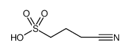 1-Propanesulfonic acid, 3-cyano Structure