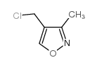 4-(chloromethyl)-3-methyl-1,2-oxazole Structure