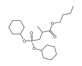 Isopropylphosphonsaeure-butylester-dicyclohexylester Structure