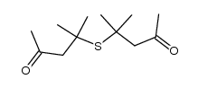 bis-(1,1-dimethyl-3-oxo-butyl)-sulfide Structure