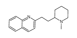 2-(2-(1-methylpiperidin-2-yl)ethyl)quinoline Structure