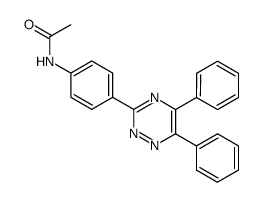 N-[4-(5,6-diphenyl-[1,2,4]triazin-3-yl)-phenyl]-acetamide结构式